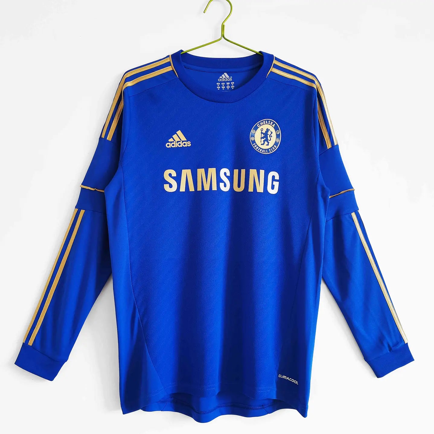 Camisa Chelsea F.C. Home 12/13 (Versão Torcedor Manga Longa Retro)