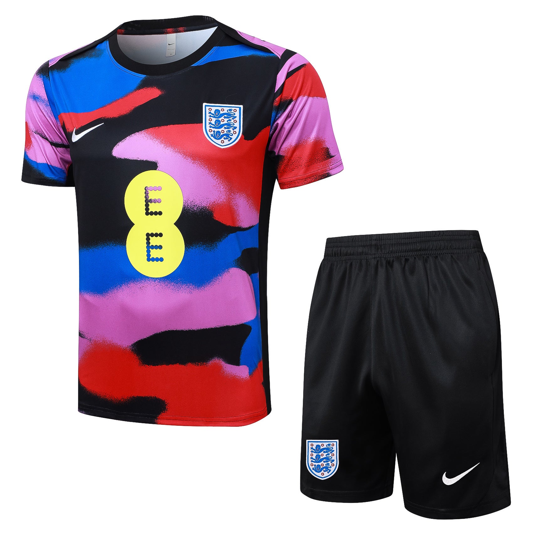 Kit Pre-Treino Seleção Inglaterra Conjunto Adulto/Infantil (Versão Torcedor)
