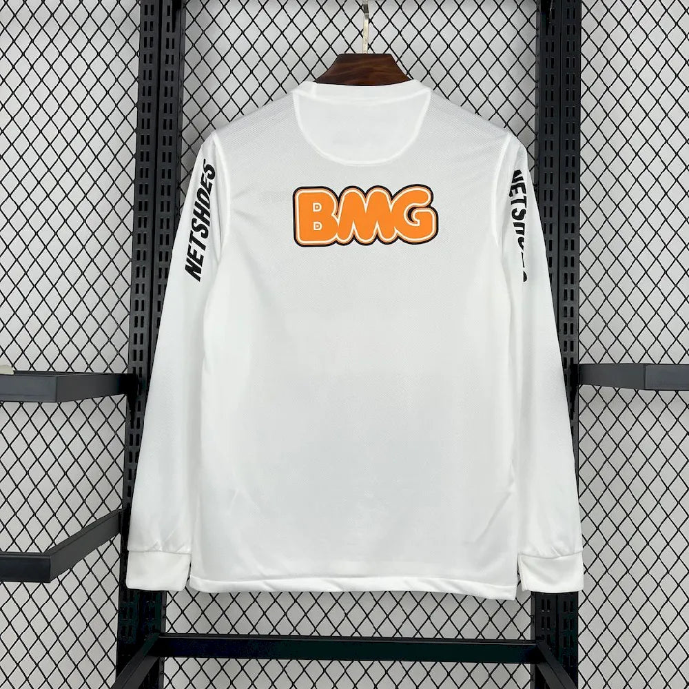 Camisa do Santos Home 2012 (Versão Torcedor Manga Longa Retrô)
