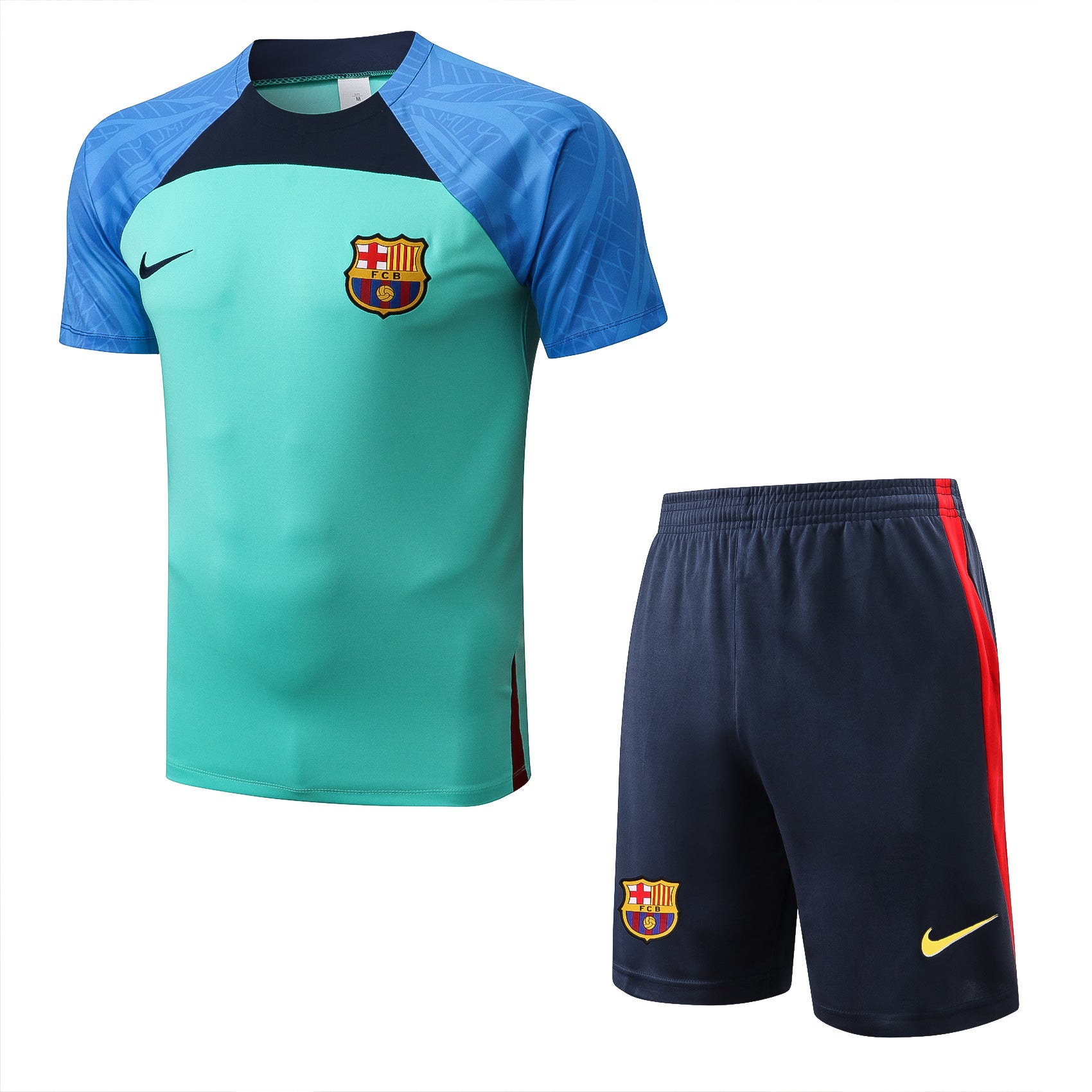 Kit Pre-Treino FC Barcelona Conjunto Adulto/Infantil (Versão Torcedor)