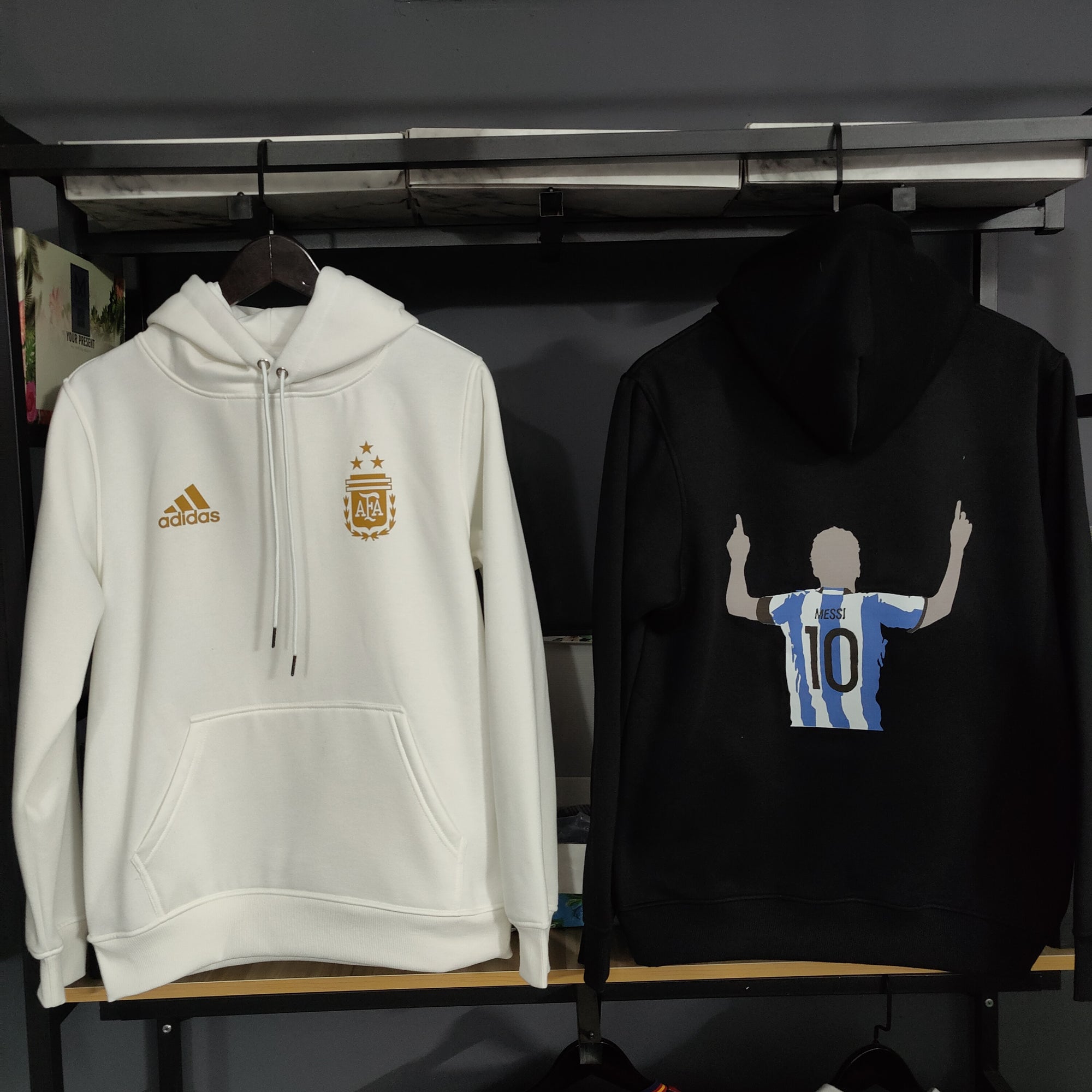 Moletom Seleção da Argentina | Gold Logo / Messi Style