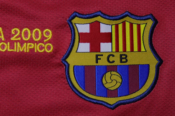 Camisa Barcelona Home 08/09 (Versão Manga Longa Retrô)