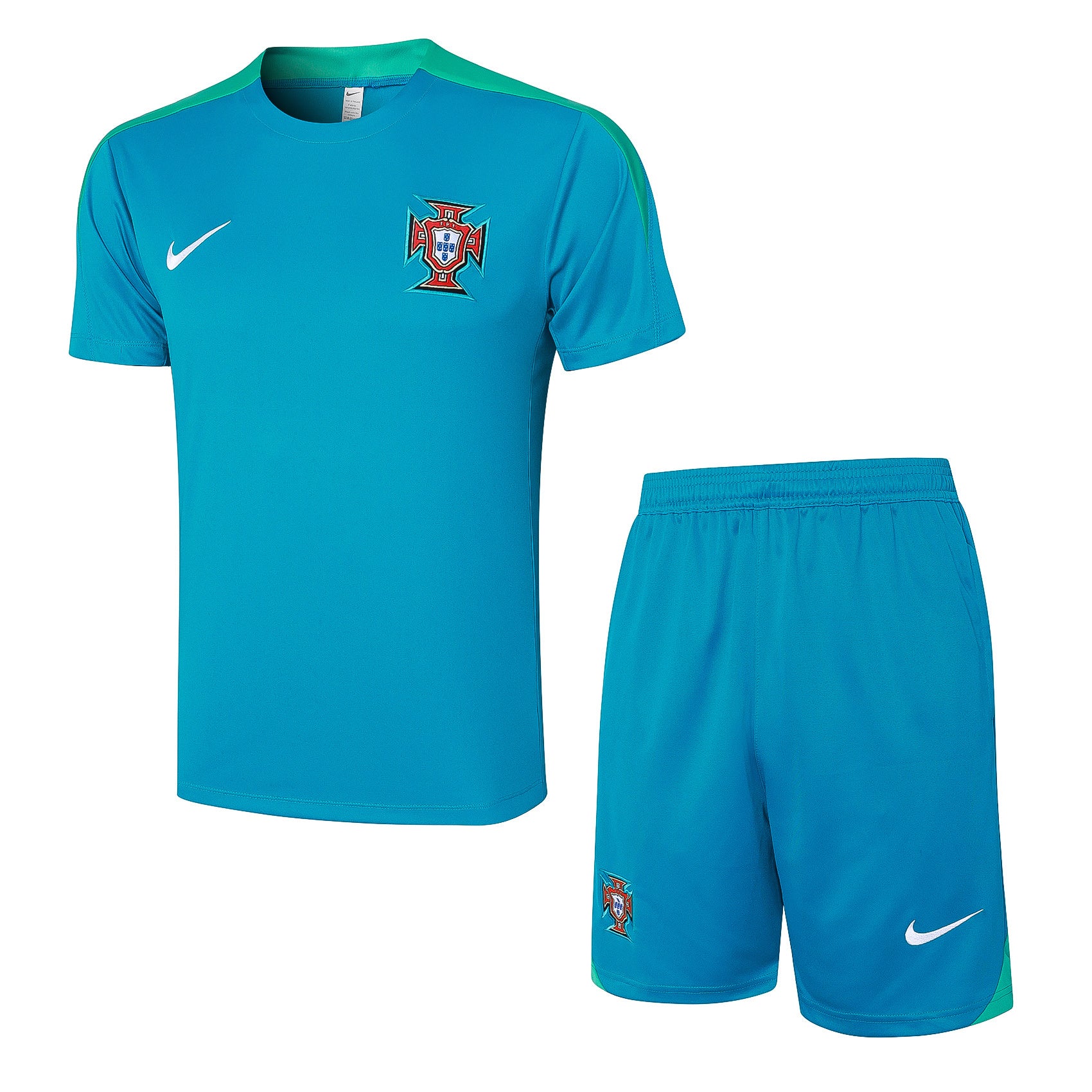 Kit Pre-Treino Seleção Portugal Conjunto Adulto/Infantil (Versão Torcedor)