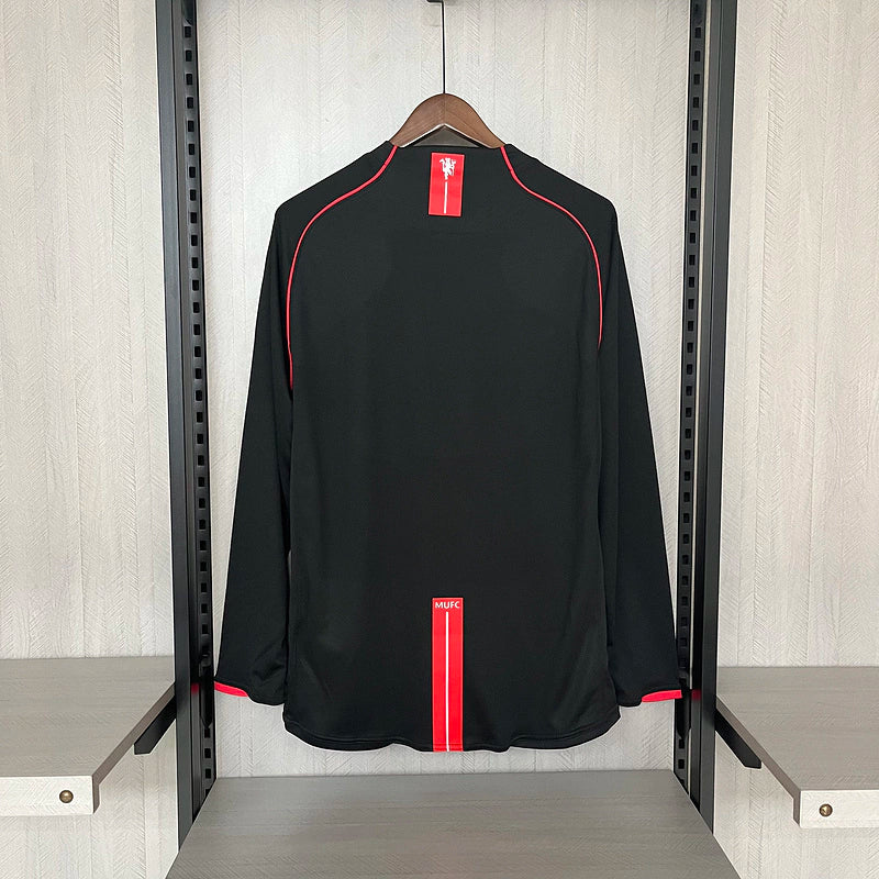Camisa Manchester United Away 07/08 (Versão Manga Longa Retrô)