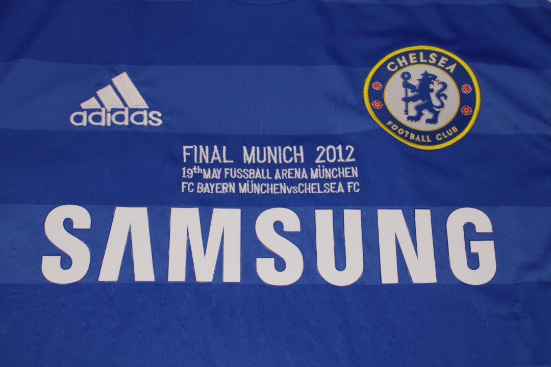 Camisa Chelsea F.C. Home 11/12 (Versão Torcedor Manga Longa Retro)