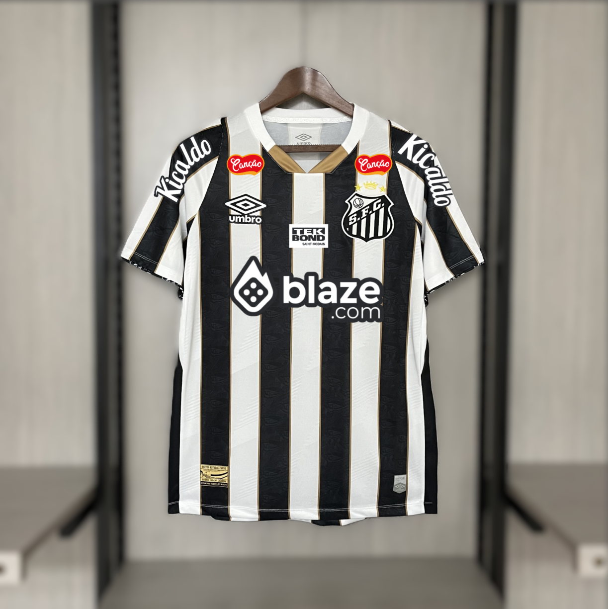 Camisa Santos Away 2025 (Versão Torcedor) - Todos Patrocínios