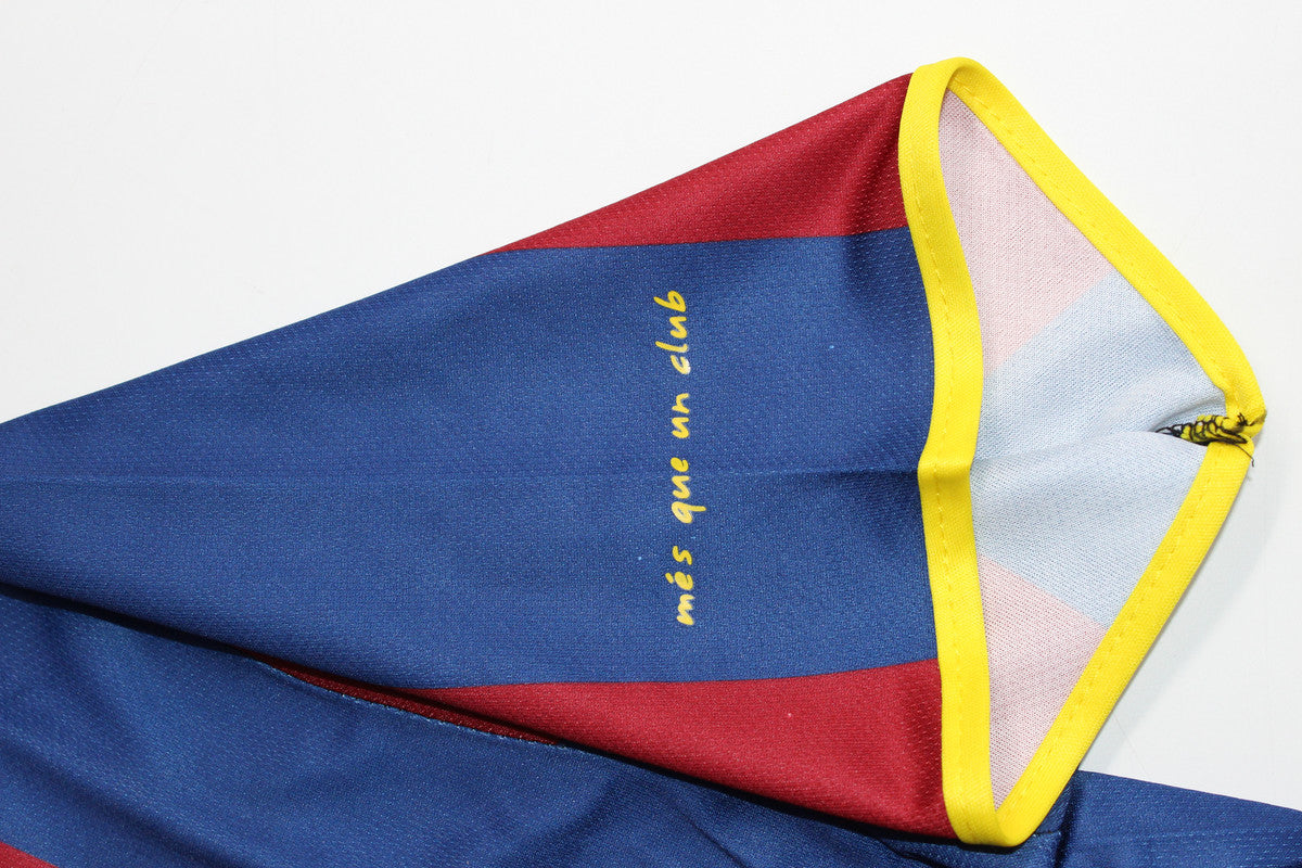 Kit Barcelona Home Conjunto Infantil 10/11 (Versão Retrô)