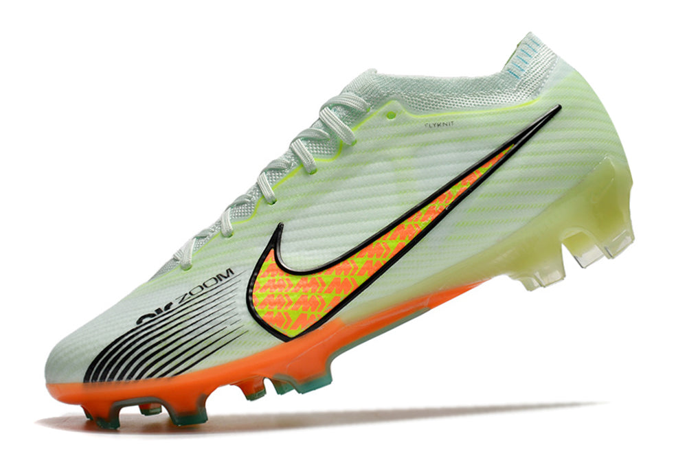Nike Air Zoom Mercurial Vapor 15 Elite FG - Green/Orange | Football Boots