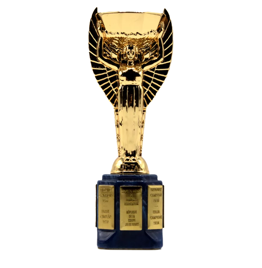 Réplica oficial do Troféu Jules Rimet da FIFA Classics (100 mm)