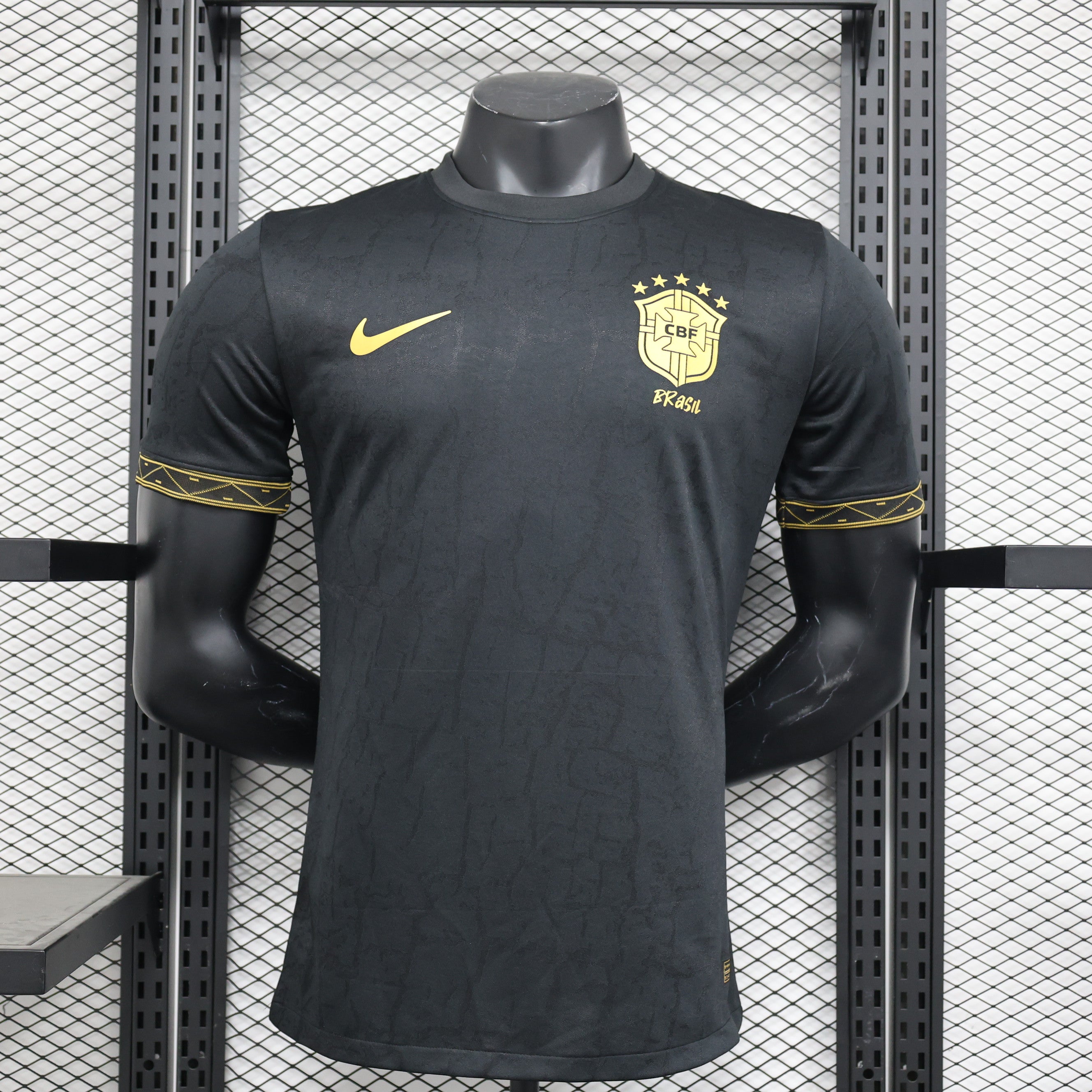 Brazil National Team "Black-Gold" 23/24 Shirt (Player Version) | SPECIAL EDITION