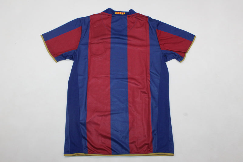 Kit Barcelona Home Conjunto Infantil 07/08 (Versão Retrô)
