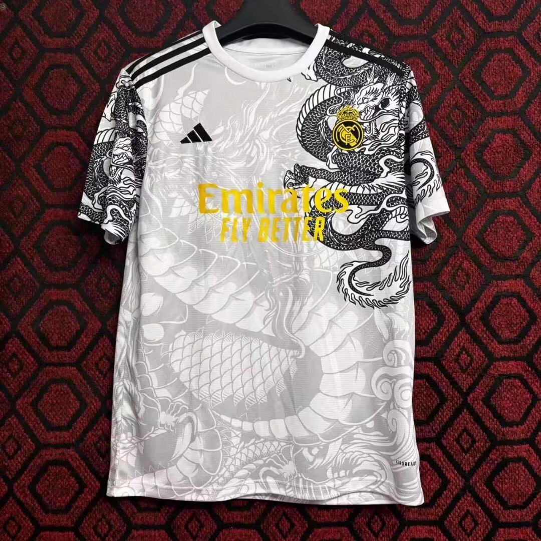 Camisa Real Madrid CF "Preto/Dragão/Branco" (Versão Torcedor) | EDIÇÃO ESPECIAL