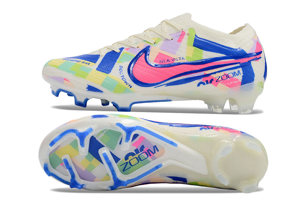 Nike Air Zoom Mercurial Superfly 9 Elite FG Firm-Ground Football Boot - White/Rainbow | Football Boots