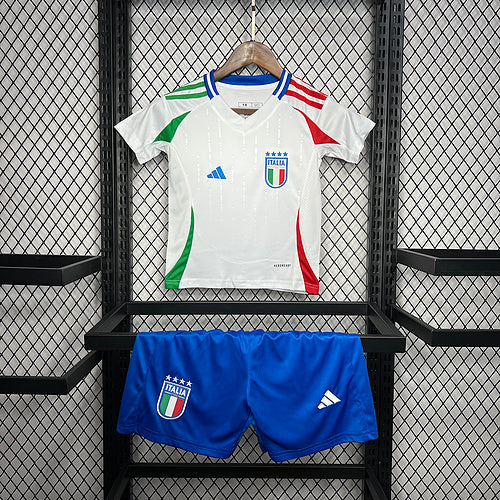 Kids Italy 2024∕25 Euro Away Kids Kit(0F2F)