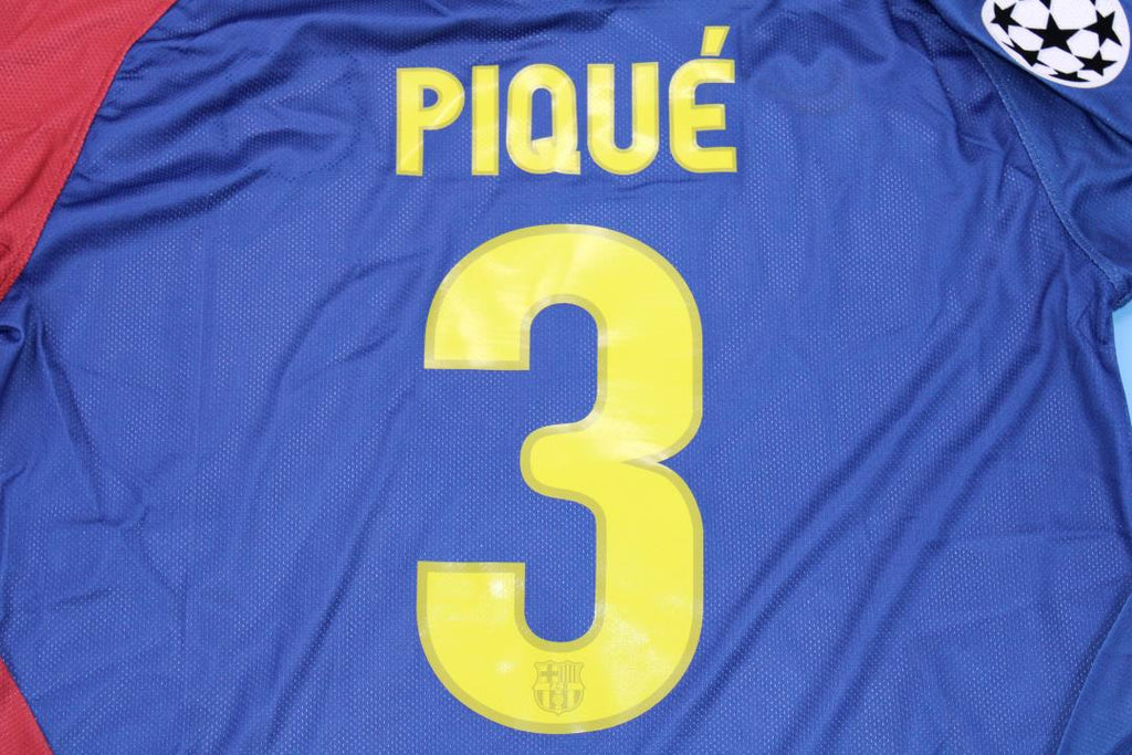 Camisa Barcelona Home 08/09 (Versão Manga Longa Retrô)