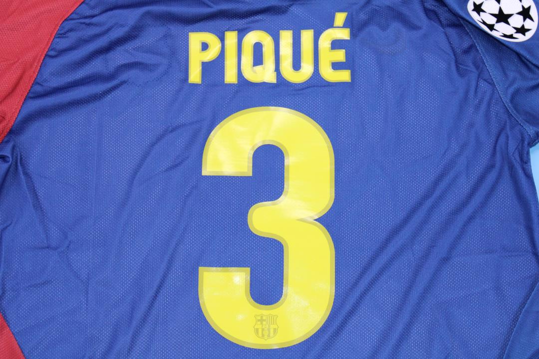 Camisa Barcelona Home 08/09 (Versão Manga Longa Retrô)