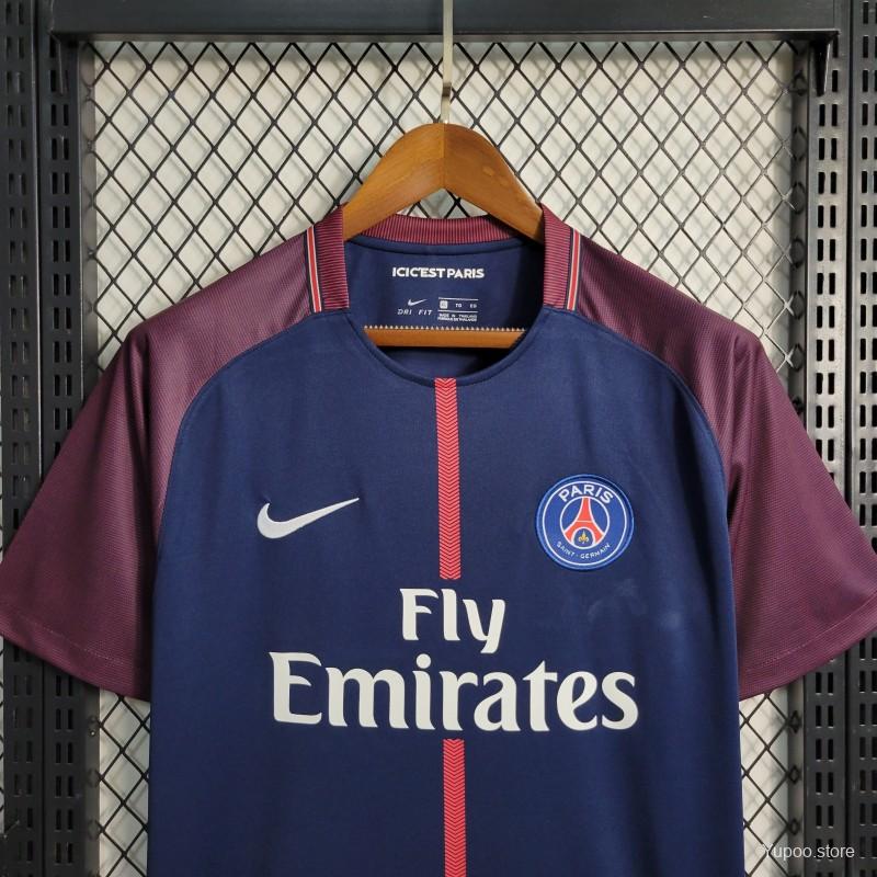 Camisa Paris Saint-Germain Home 17/18 (Versão Retrô)