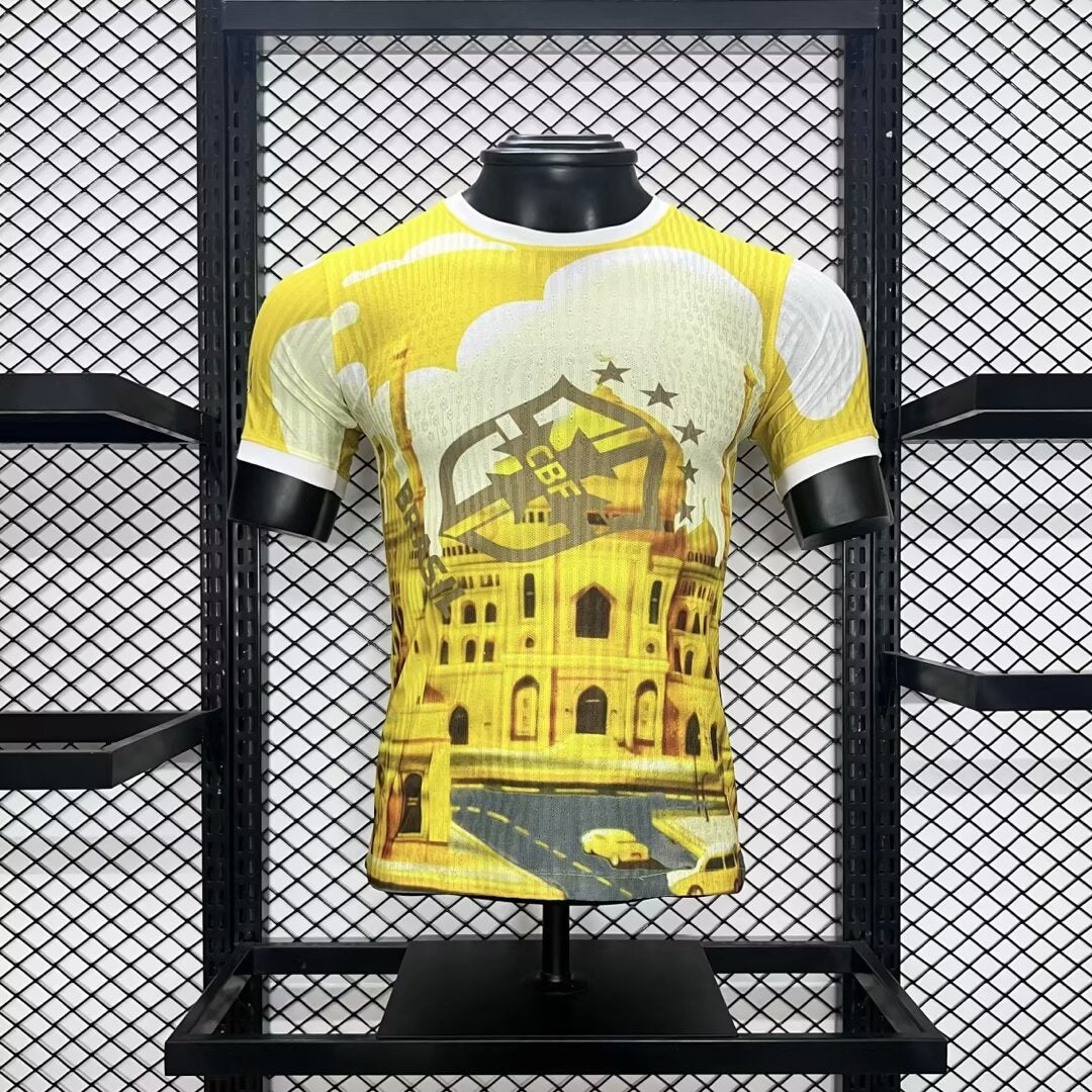 Camisa Seleção Brasileira "Yellow Art" (Versão Jogador) | EDIÇÃO ESPECIAL