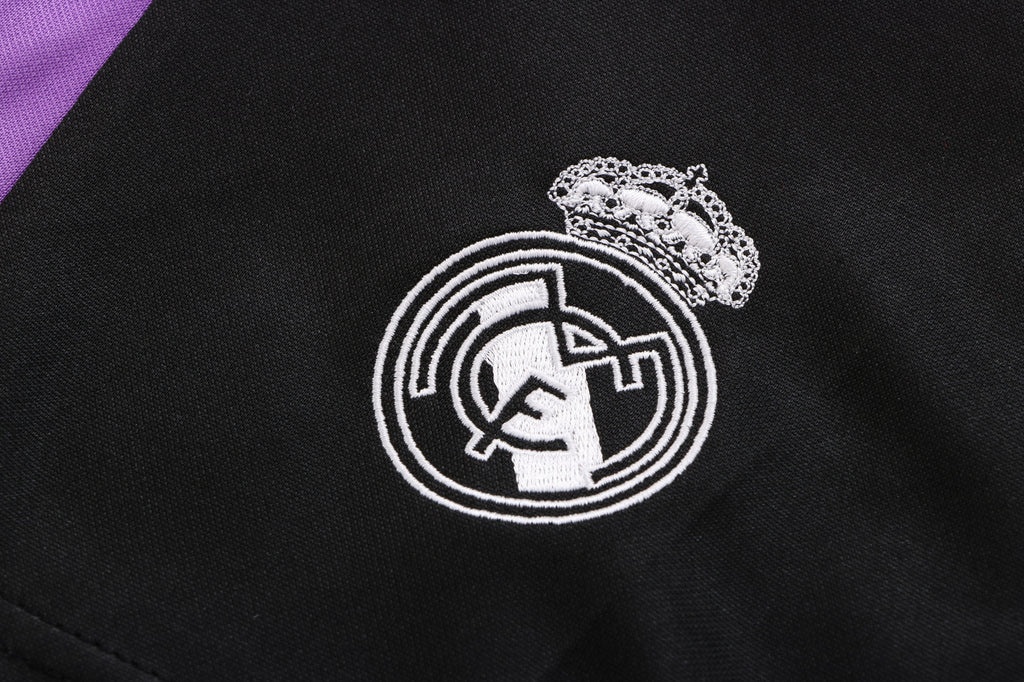 Kit Pre-Treino Real Madrid CF Conjunto Adulto/Infantil (Versão Torcedor)