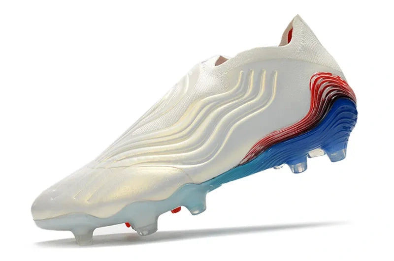 Chuteira de Campo Copa Sense + FG White/Blue | Football Boots