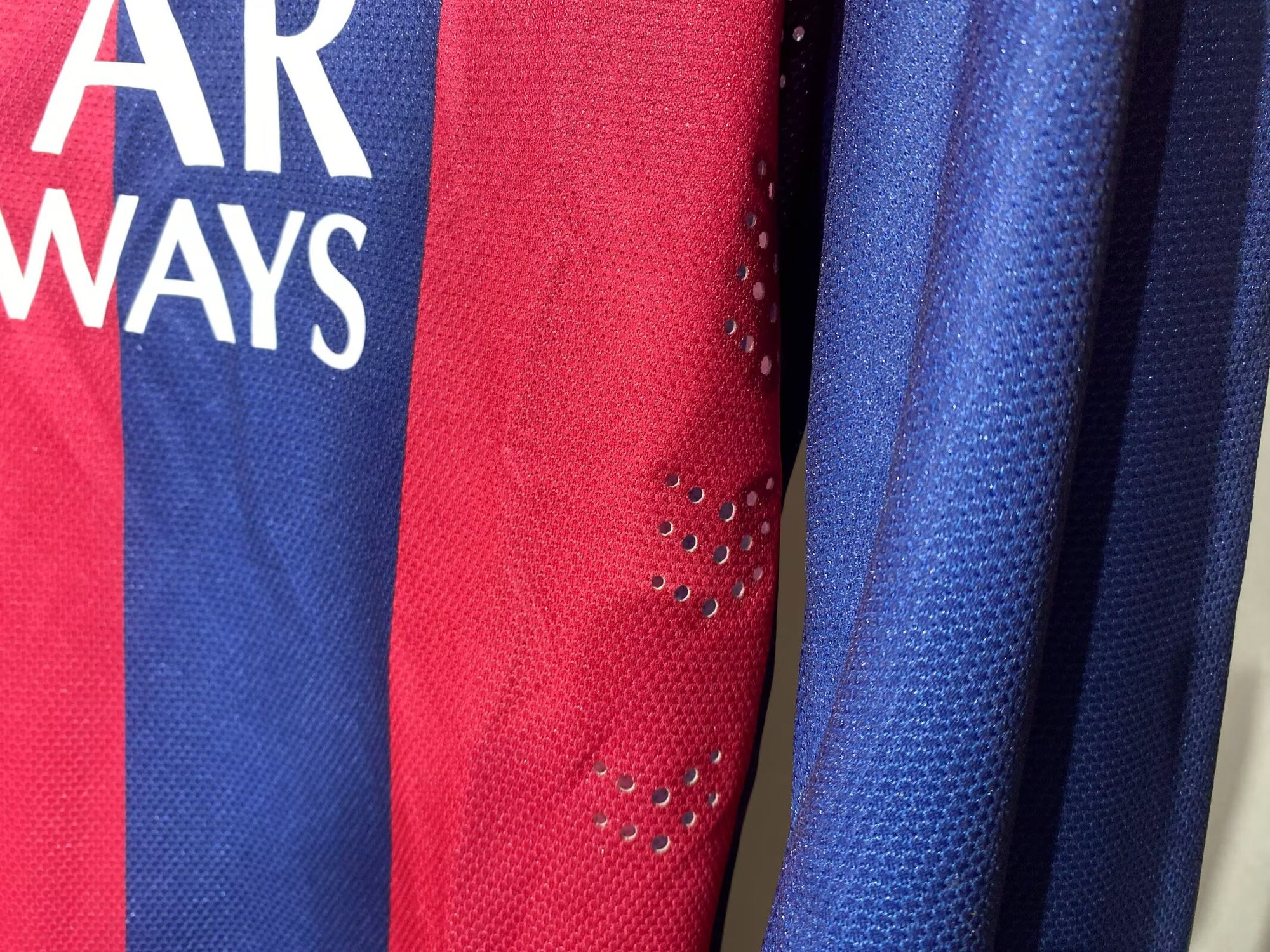 Camisa Barcelona Home 14/15 (Versão Manga Longa Jogador Retrô)