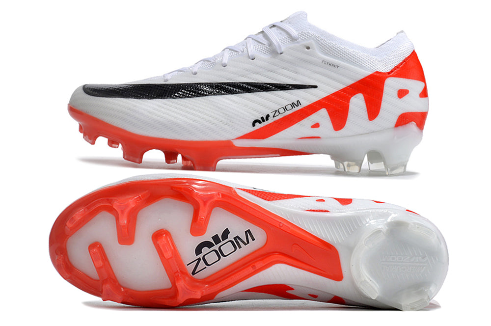 Chuteira de Campo Nike Air Zoom Mercurial Vapor 15 Elite FG Branco/Laranja | Football Boots