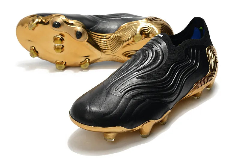 Chuteira de Campo Copa Sense + FG Black Gold | Football Boots