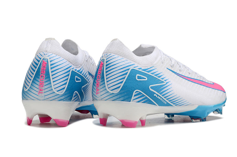 Chuteira de Campo Nike Air Zoom Mercurial VAPOR 16 FG Elite Azul/Branco/Rosa | Football Boots