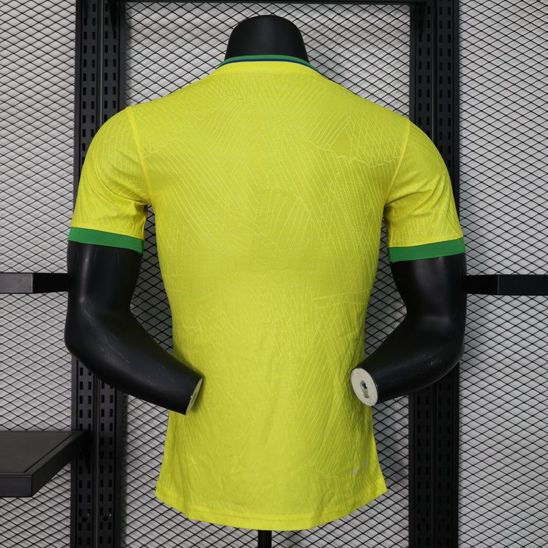 Camisa Seleção do Brasil Verde-Amarelo "CRISTO" 23/24 (Versão Jogador) | EDIÇÃO ESPECIAL