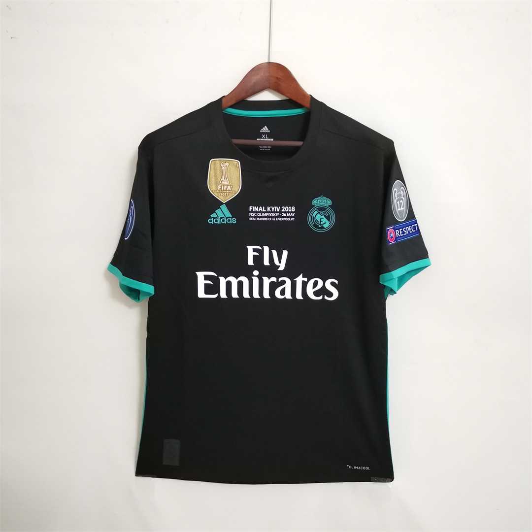 Camisa Real Madrid Away 17/18 (Versão Torcedor Retrô)