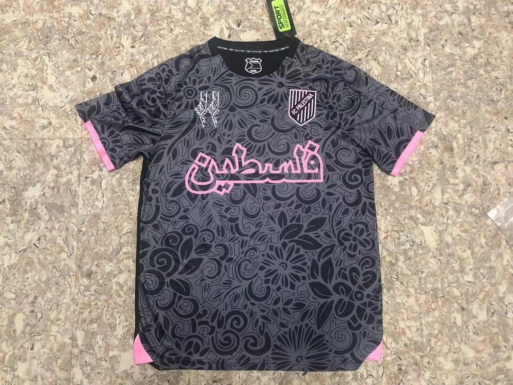 Camisa FC Palestina "Grey-Pink Style" (Versão Torcedor) | EDIÇÃO ESPECIAL