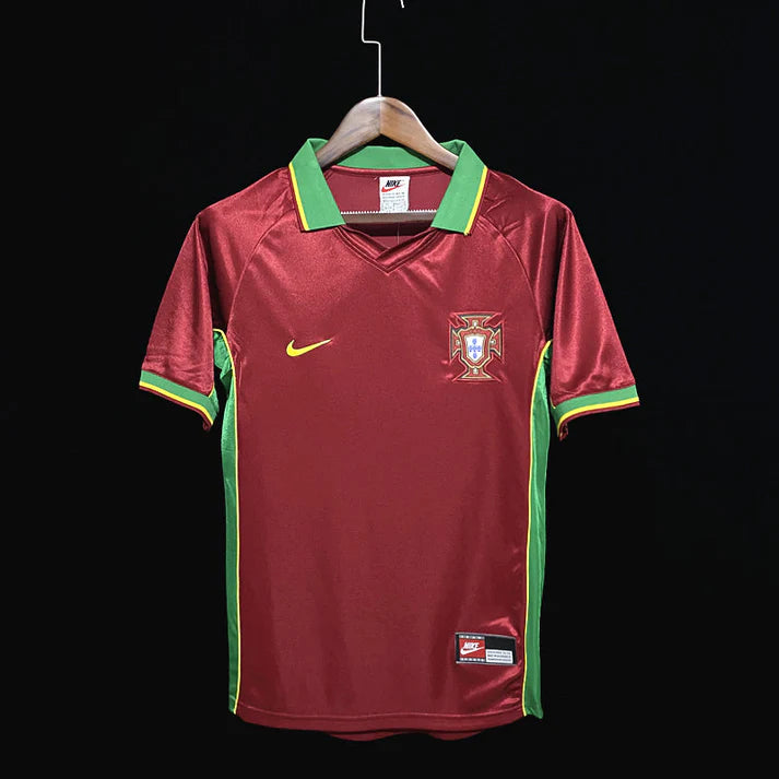 1998 Portuguese National Team Home Shirt (Retro Fan Version) 