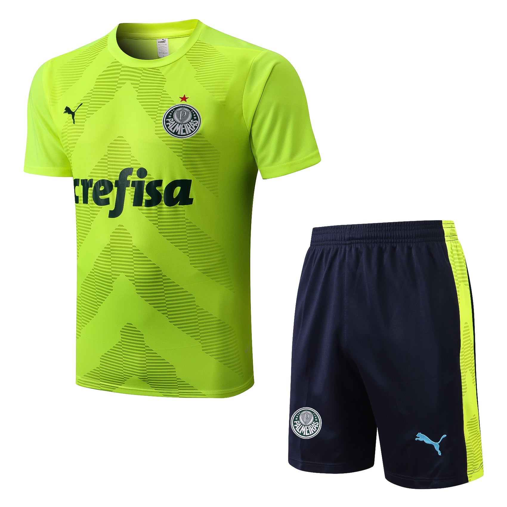 Kit Pre-Treino SE Palmeiras Conjunto Adulto/Infantil (Versão Torcedor)