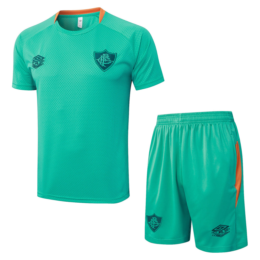 Kit Pre-Treino Fluminense FC Conjunto Adulto/Infantil (Versão Torcedor)