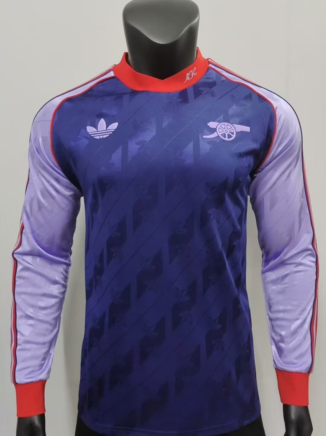 Camisa Arsenal "Purple Retro Style" (Versão Manga Longa Jogador) | EDIÇÃO ESPECIAL