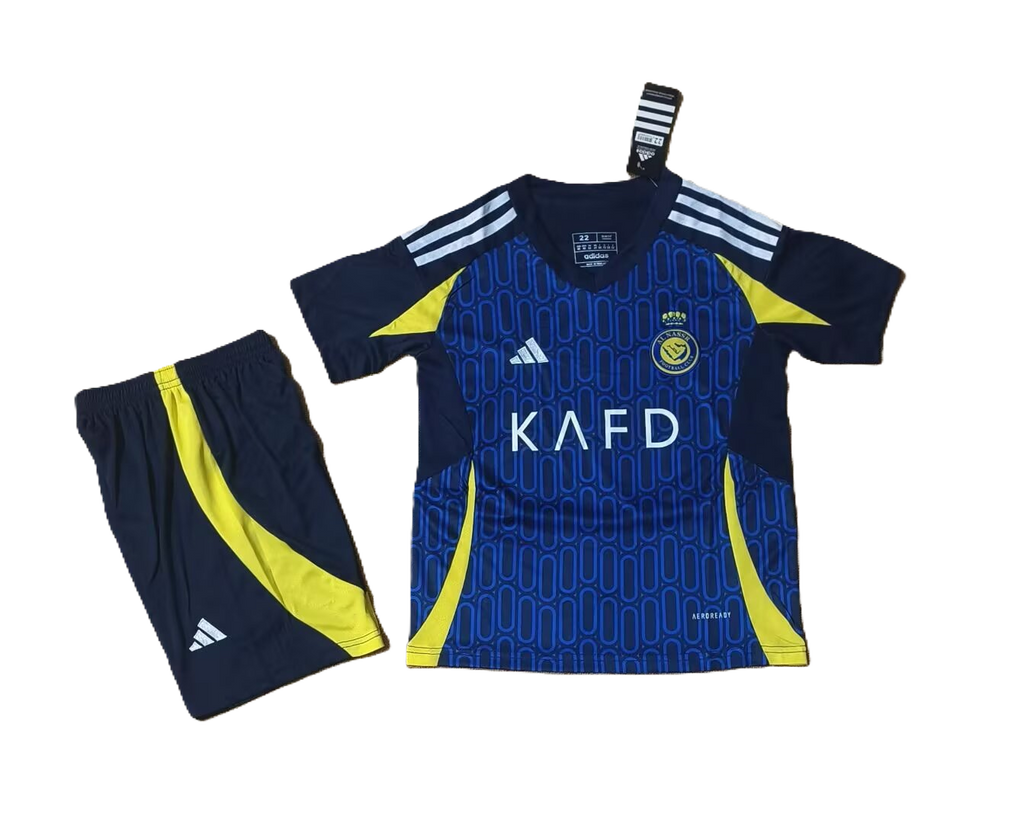 Al-Nassr FC 24/25 Away Kit Kids Set (Fan Version)