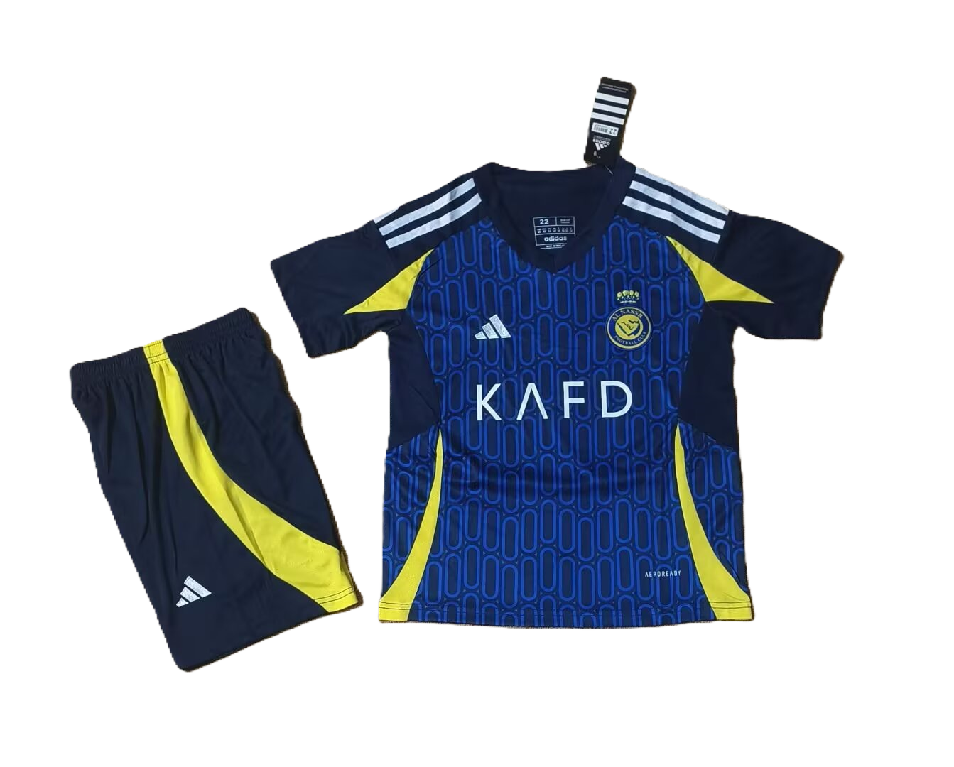 Kit Al-Nassr FC 24/25 Away Conjunto Infantil (Versão Torcedor)