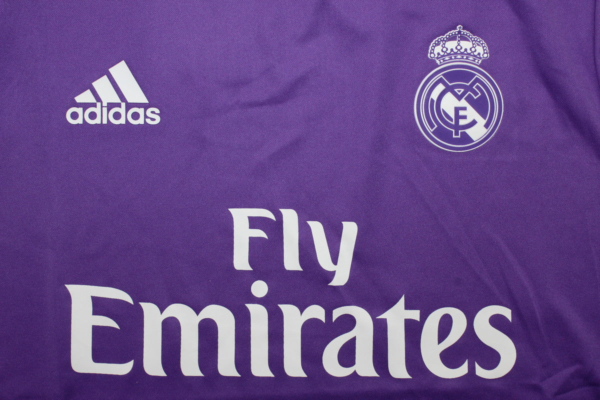 Camisa Real Madrid Away 16/17 (Versão Jogador Retrô)