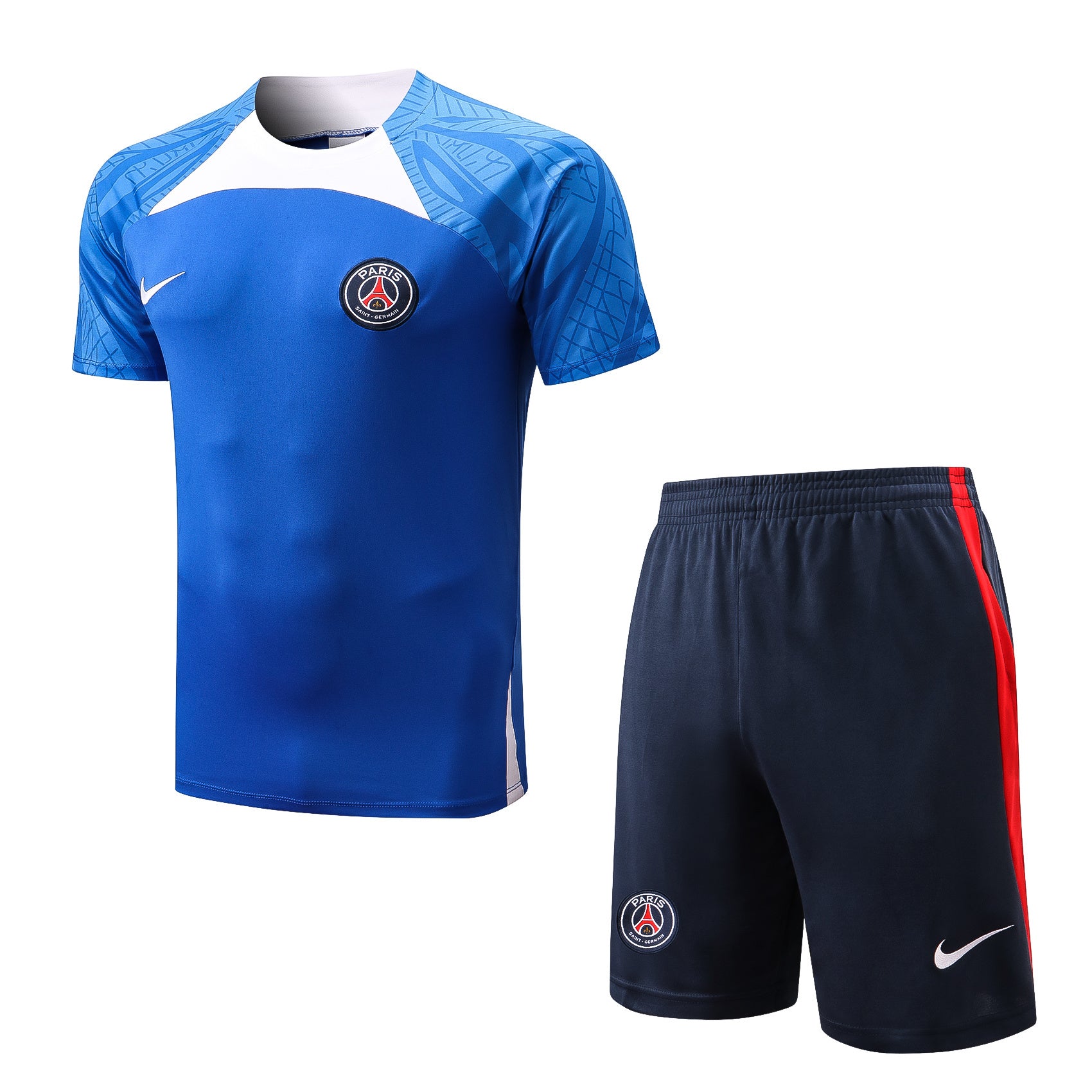 Kit Pre-Treino Paris Saint-Germain F.C. Conjunto Adulto/Infantil (Versão Torcedor)
