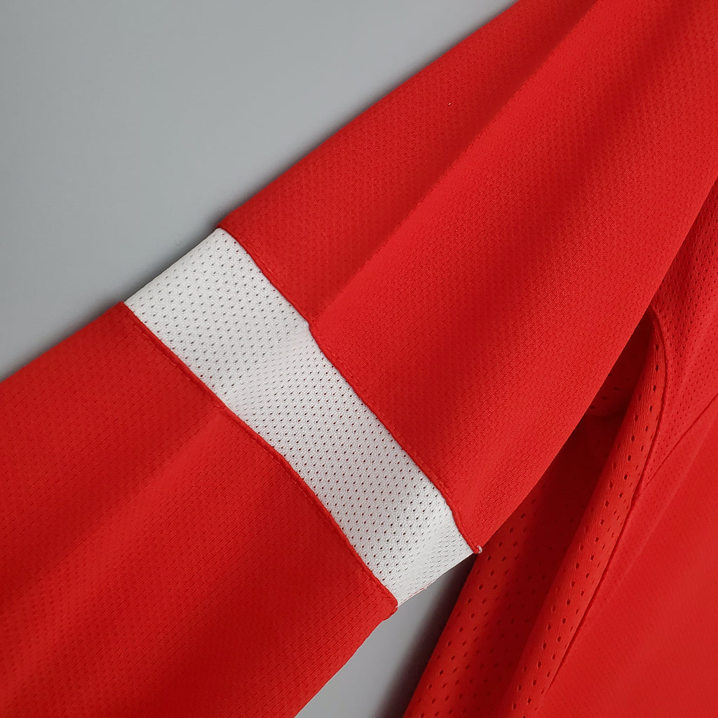 Camisa Manchester United Home 04/05 (Versão Manga Longa Retrô)