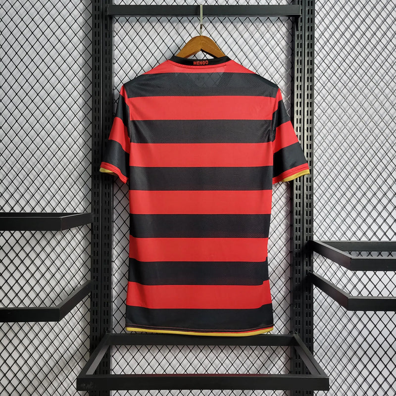 Camisa Flamengo Home 2009 Retrô - Vermelha e Preta