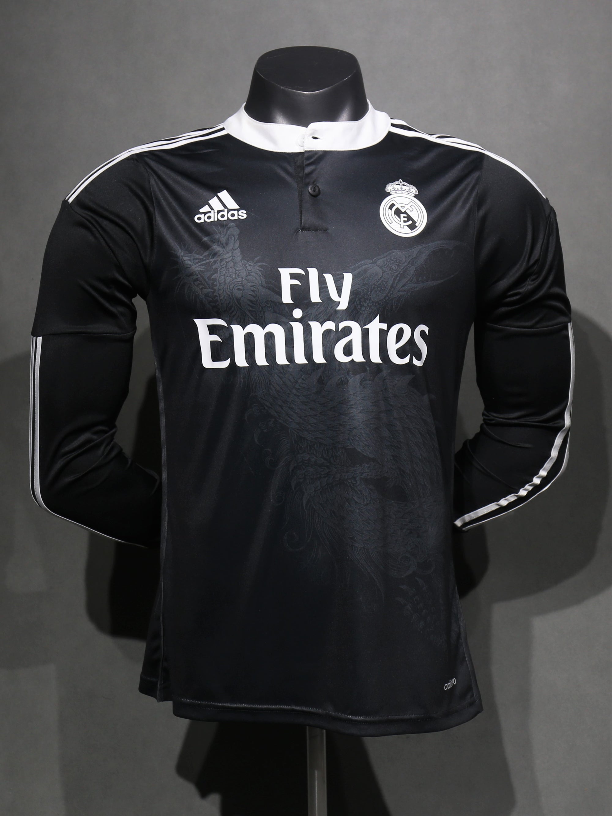 Camisa Real Madrid Third 14/15 (Versão Manga Longa Jogador Retrô)