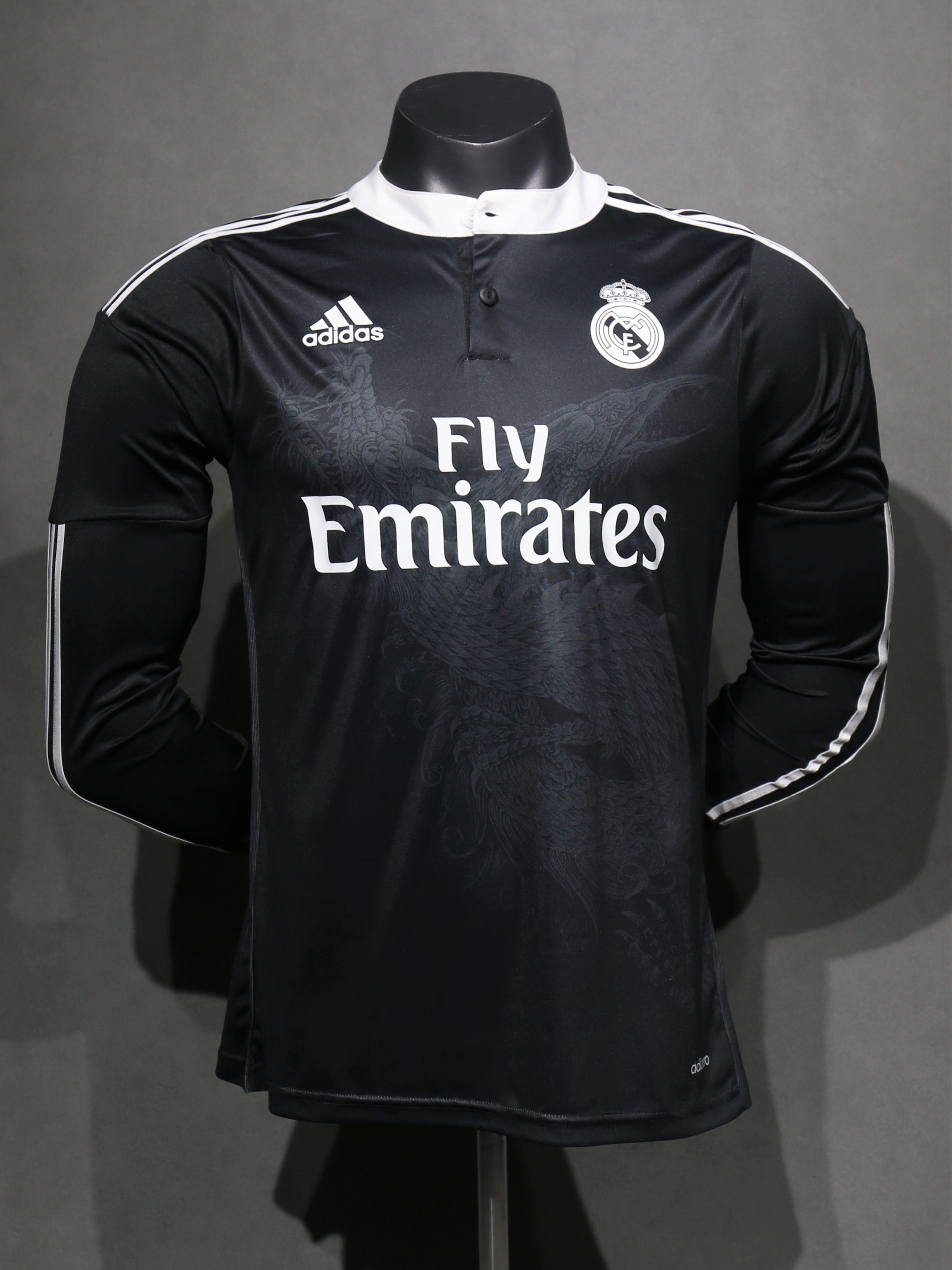 Camisa Real Madrid Third 14/15 (Versão Manga Longa Jogador Retrô)