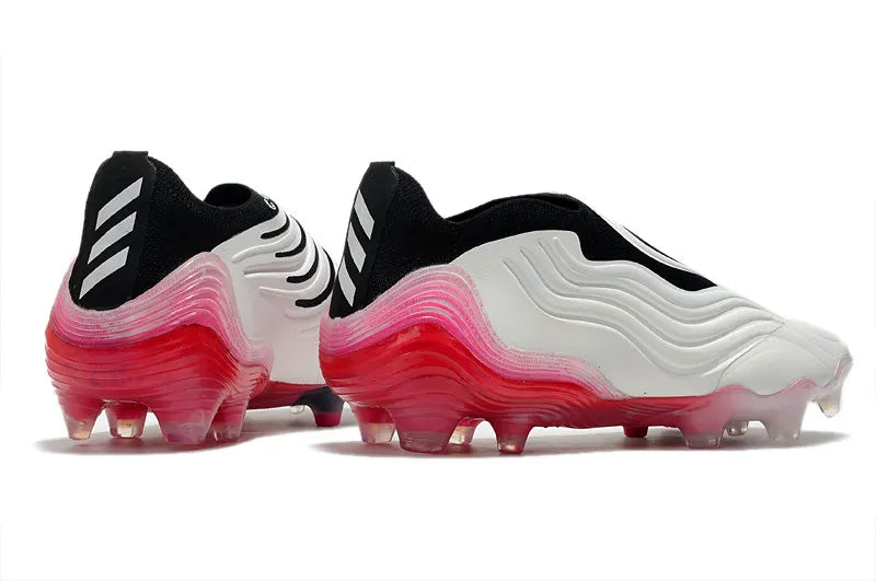 Chuteira de Campo Copa Sense + FG White/Pink | Football Boots