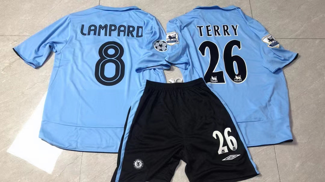 Kit Adulto Chelsea F.C. Away 2005/2006 (Versão Torcedor Retro)