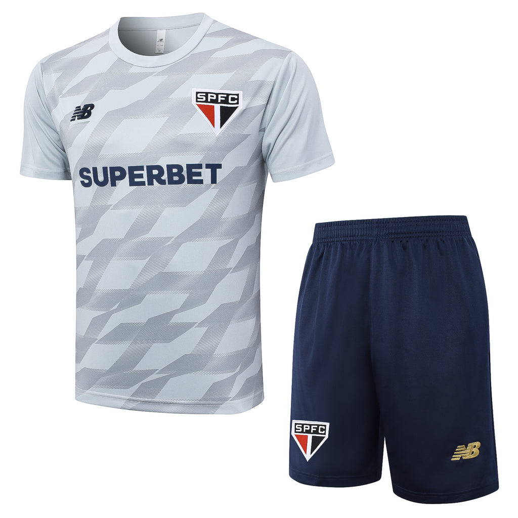 Kit Pre-Treino São Paulo FC Adulto/Infantil (Versão Torcedor)