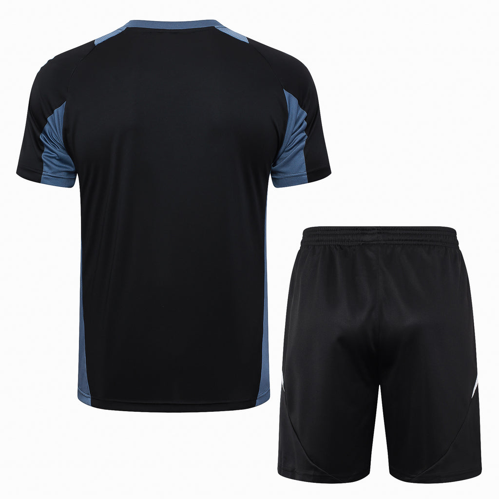 Kit Pre-Treino Manchester United F.C. Conjunto Adulto/Infantil (Versão Torcedor)