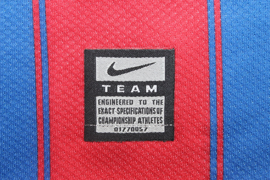 Camisa Barcelona Home 09/10 (Versão Manga Longa Retrô)