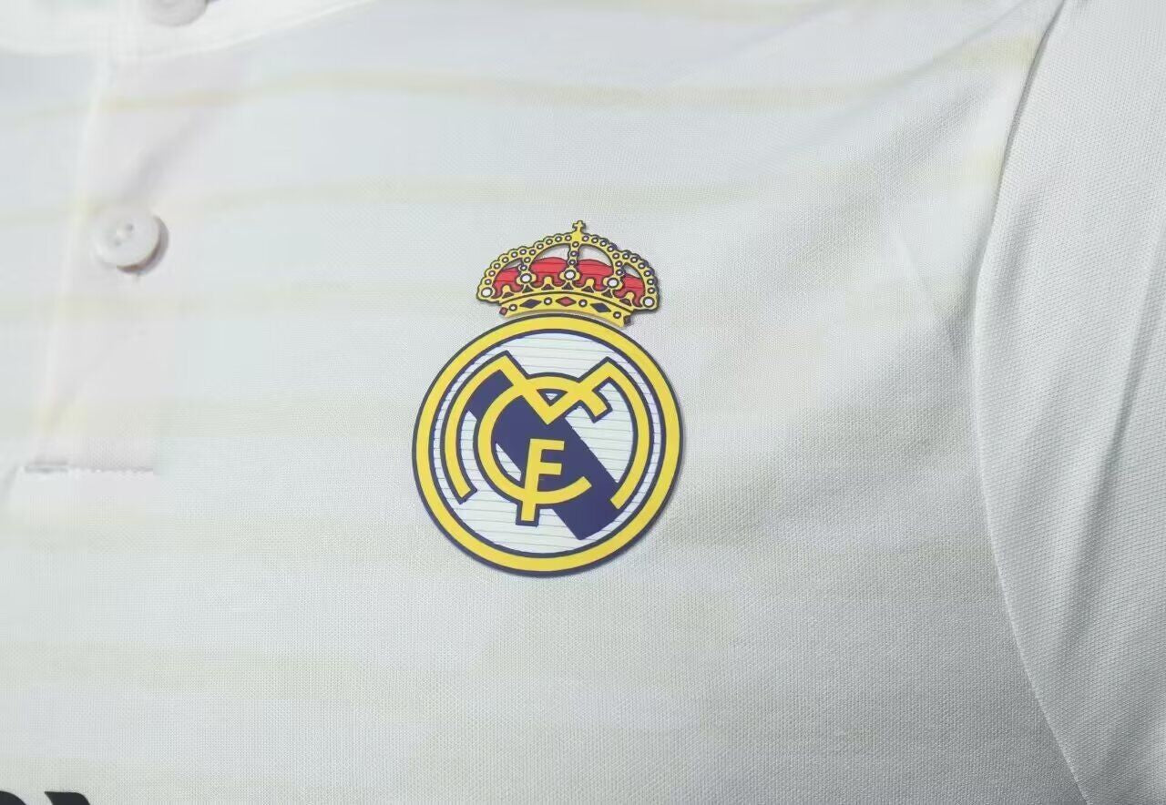 Camisa Real Madrid Home 14/15 (Versão Manga Longa Jogador Retrô)