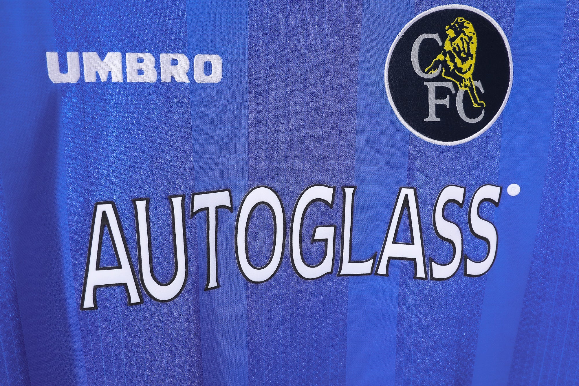 Camisa Chelsea F.C. Home 1997/1999 (Versão Manga Longa Torcedor Retro)